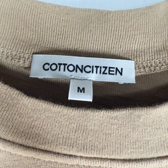REVOLVE x COTTON CITIZEN‎ Tokyo T-Shirt Mini Dress Dark Tan Minimalist Neutral M - Picture 4 of 8
